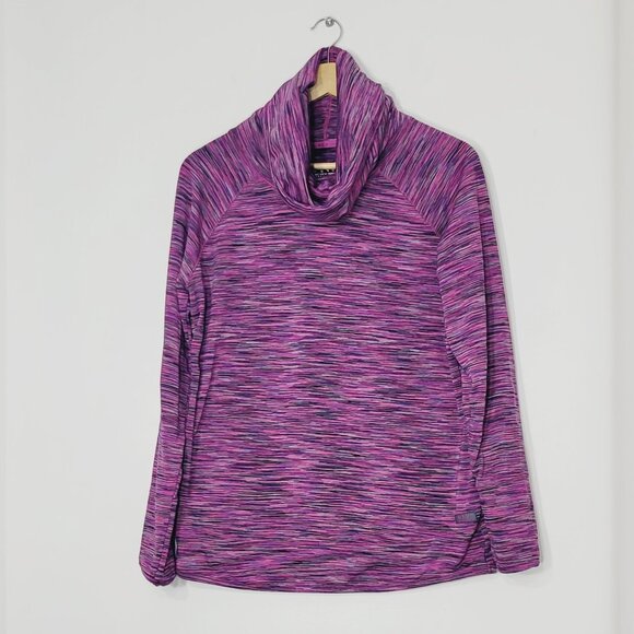 Marc New York Women's Purple Long Sleeve Cowl Neck Pullover Sweatshirt Medium - Picture 1 of 11